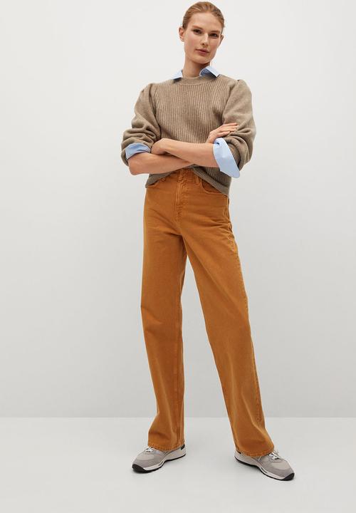 MANGO - Sweater maon - brown
