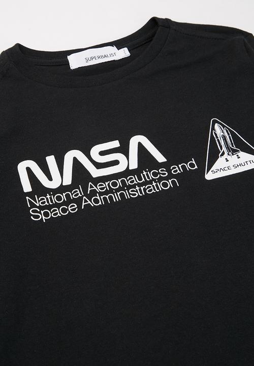 Superbalist - Nasa boys tee - black