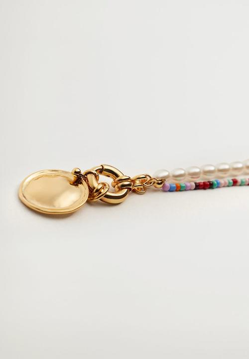Violeta by Mango - Tulipan necklace - gold