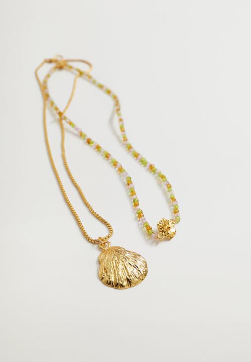 Violeta by Mango - Azalea necklace - gold