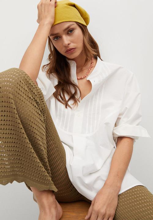 MANGO - Shirt valencia - white