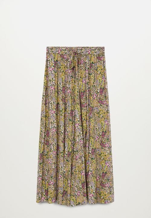 MANGO - Skirt palma - green