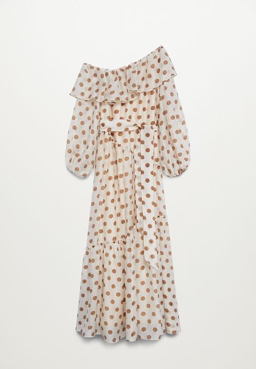 MANGO - Dress tuula - light beige