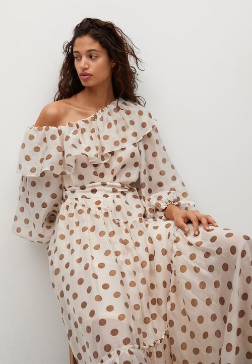 MANGO - Dress tuula - light beige