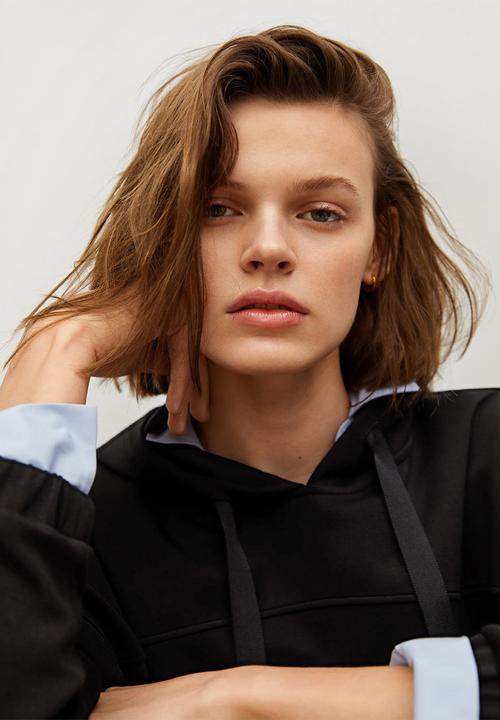 MANGO - Sweatshirt monilong - black