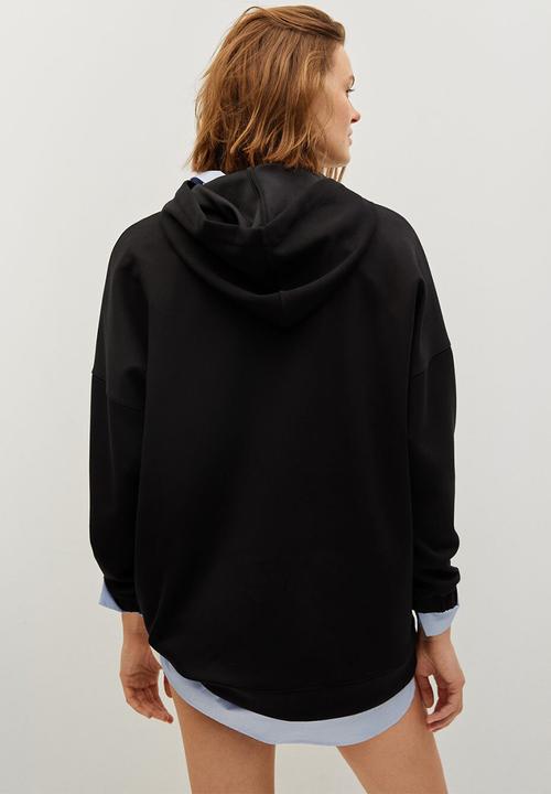 MANGO - Sweatshirt monilong - black