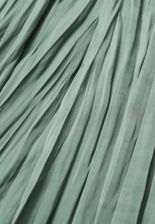 MANGO - Skirt palmer - aqua green