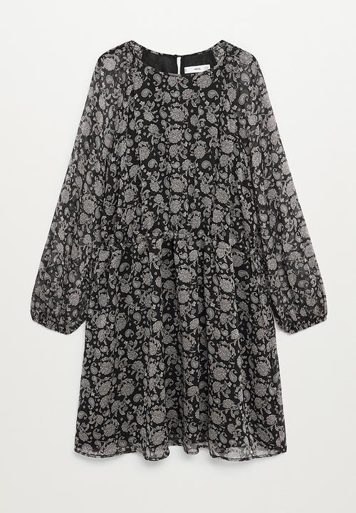 MANGO - Dress maura - black