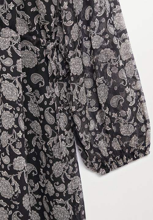 MANGO - Dress maura - black
