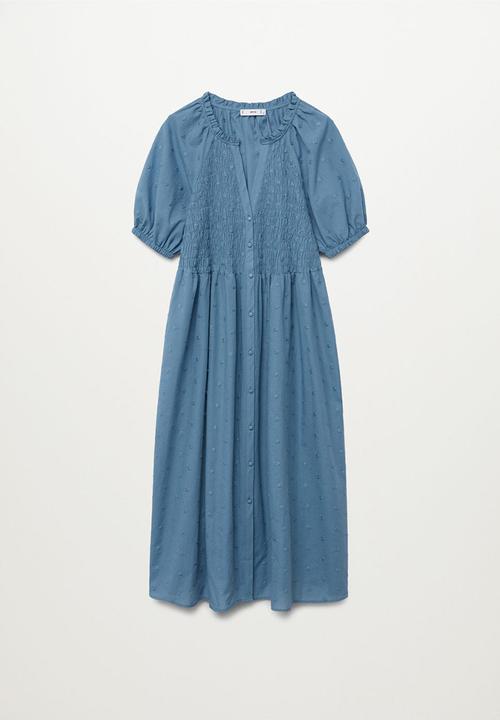 MANGO - Dress topu - blue