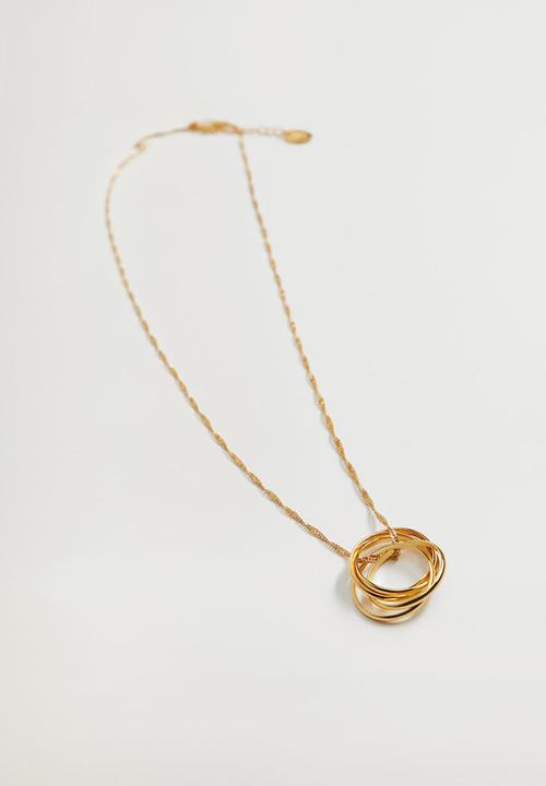 MANGO - Trios necklace - gold