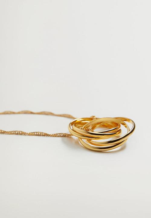 MANGO - Trios necklace - gold