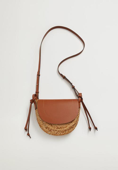 MANGO - Uriel bag - medium brown