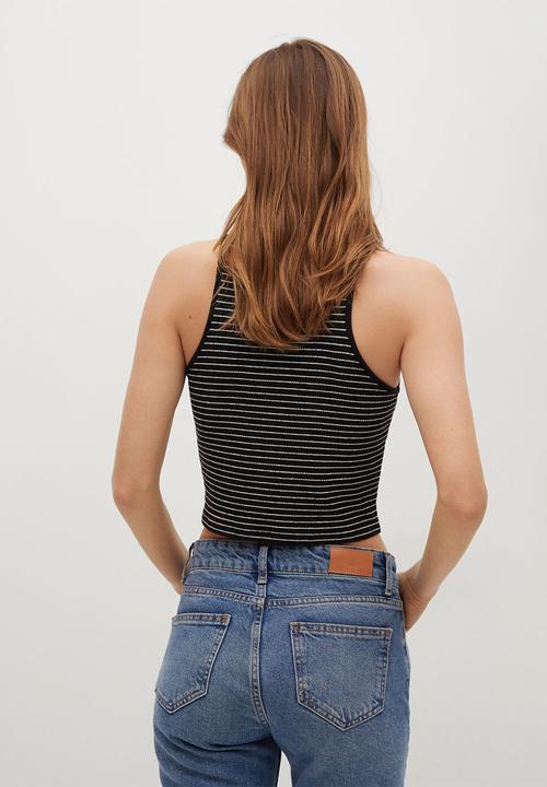 MANGO - Top crop - black & white 