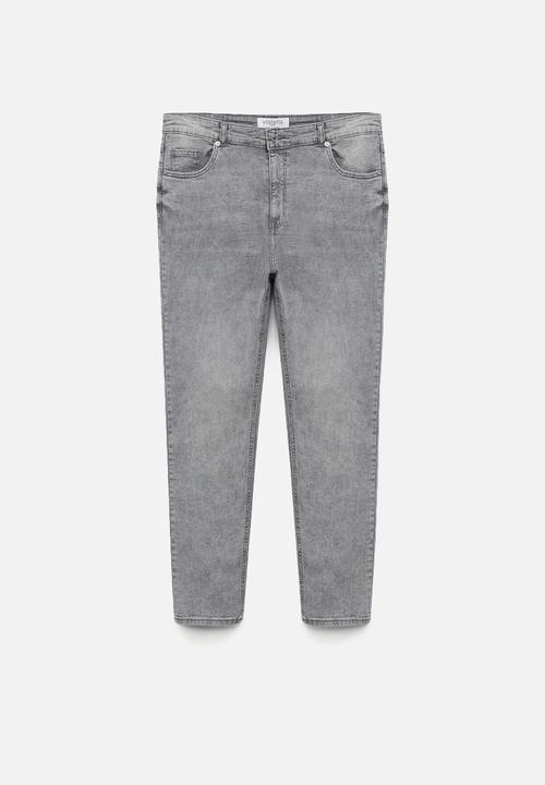 Violeta by Mango - Plus jeans lilly - grey