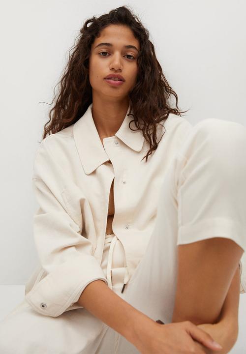 MANGO - Jacket spring - light beige