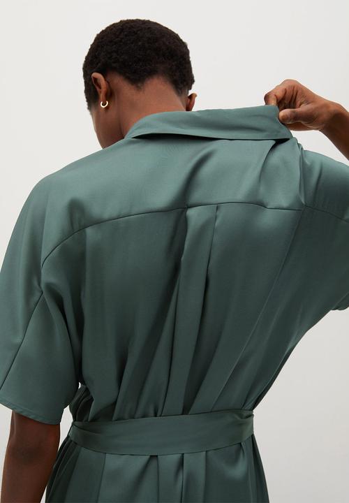 MANGO - Dress marita - green