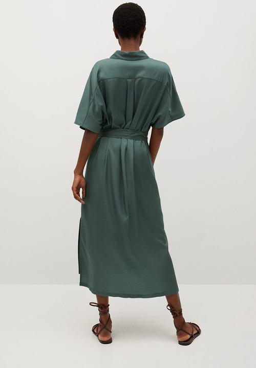 MANGO - Dress marita - green