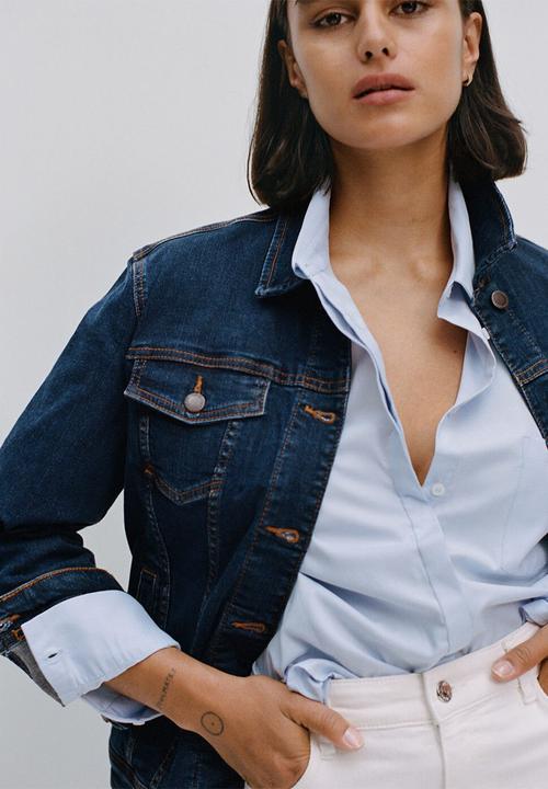 Violeta by Mango - Plus jacket sarah - dark blue 