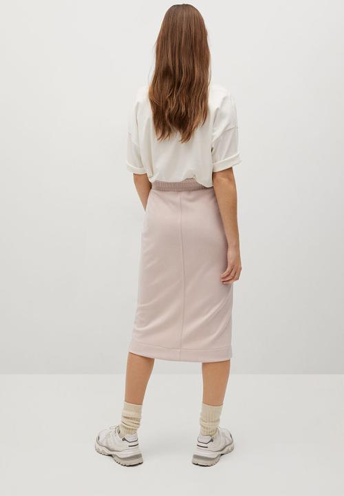 MANGO - Skirt lisbeth - light beige