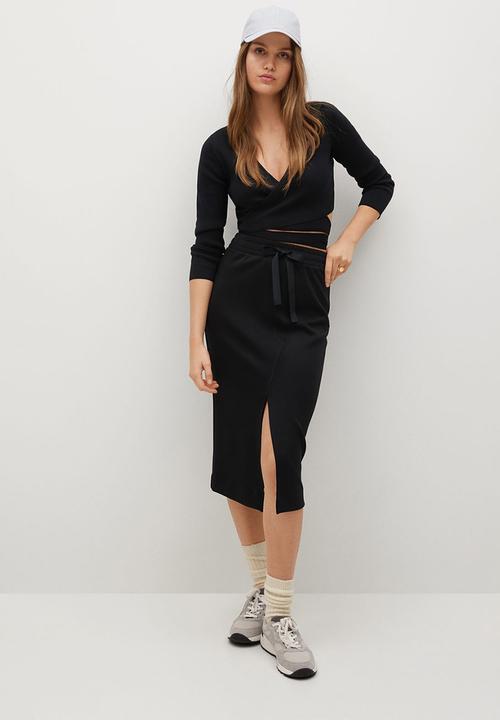 MANGO - Skirt lisbeth - black