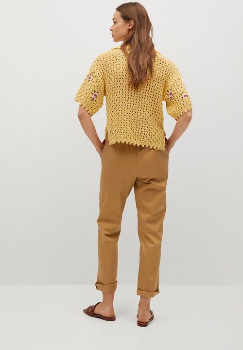 MANGO - Polo tshirt lorea - yellow