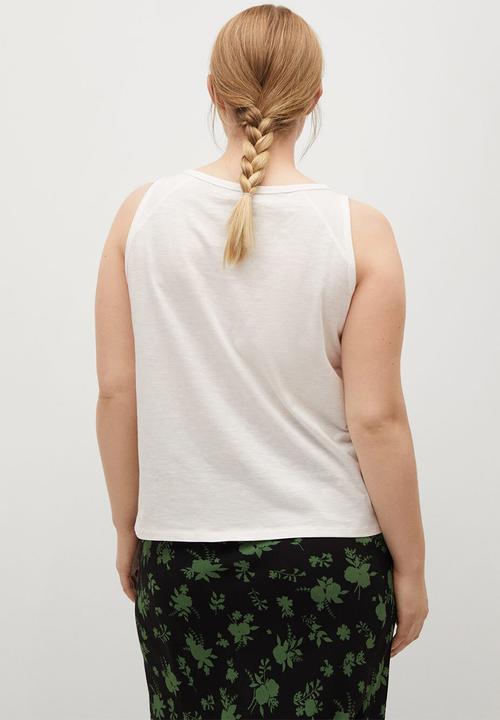 Violeta by Mango - Top yuzu8 - white