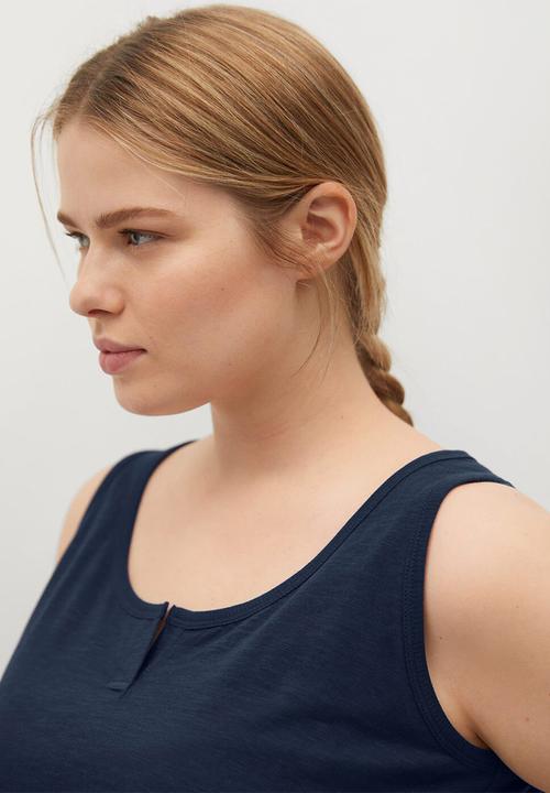 Violeta by Mango - Top yuzu8 - navy