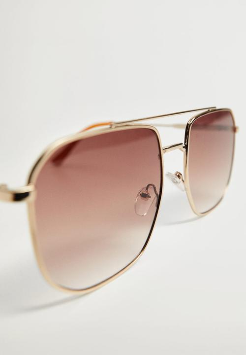 MANGO - Carmelas sunglasses - gold