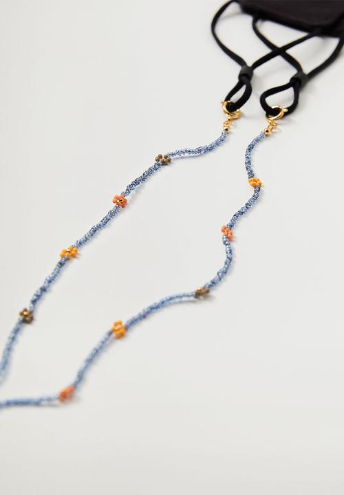 MANGO - Sarabi mask necklace - gold