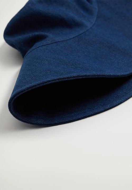 MANGO - Wide hat - blue