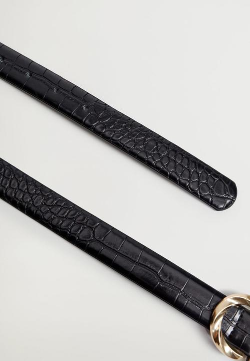 MANGO - Belt dana - black
