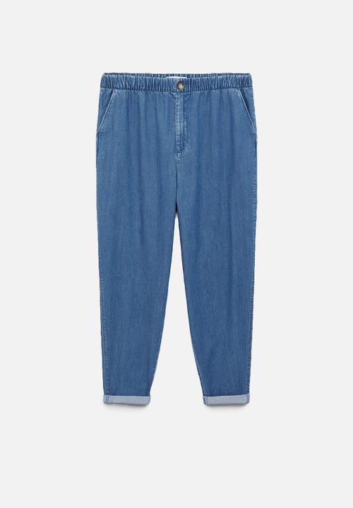 Violeta by Mango - Plus trousers nairobi - blue