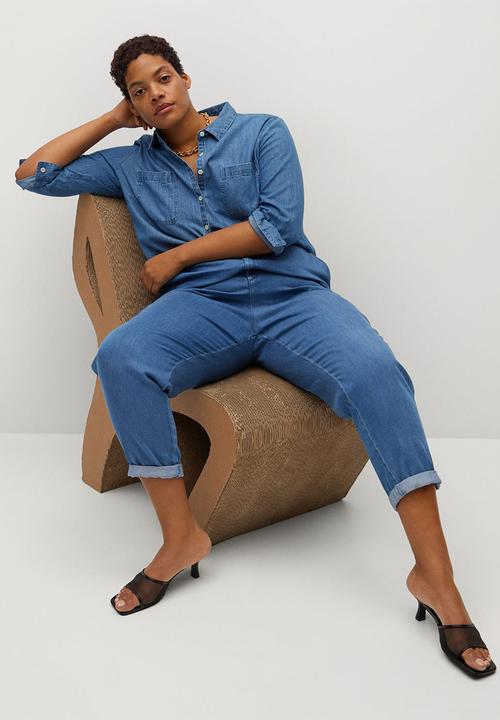 Violeta by Mango - Plus trousers nairobi - blue