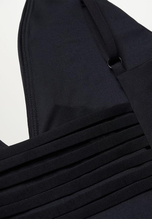 MANGO - Swimsuit calvin - black
