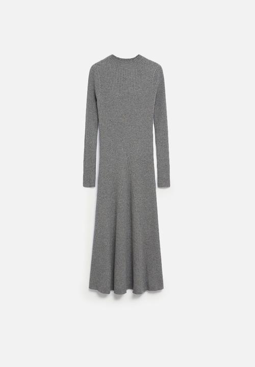 MANGO - Dress flus - grey