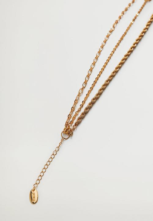 MANGO - Christie necklace - gold