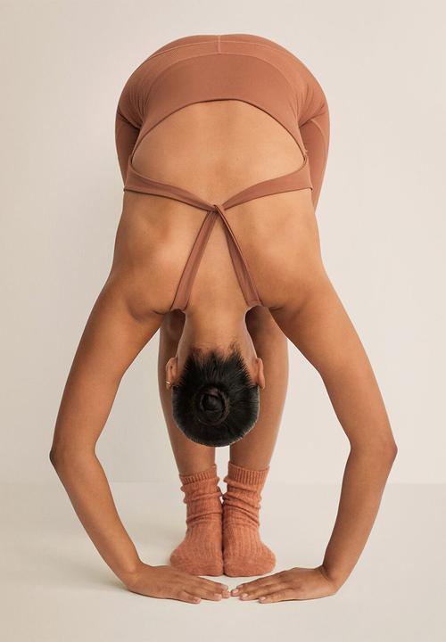 MANGO - Playsuit chiara - caramel 