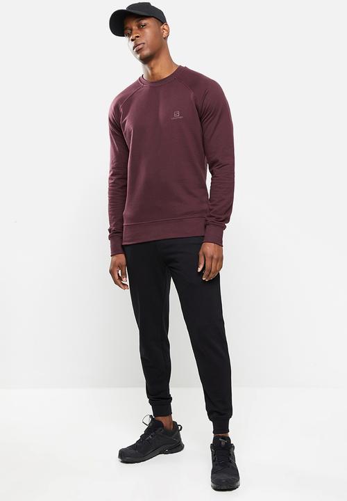 Salomon - Proceed pullover - burgundy 