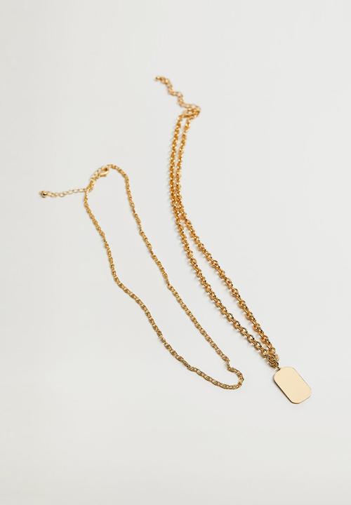 MANGO - Butch necklace - gold