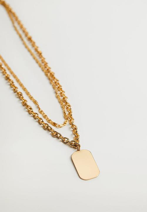 MANGO - Butch necklace - gold