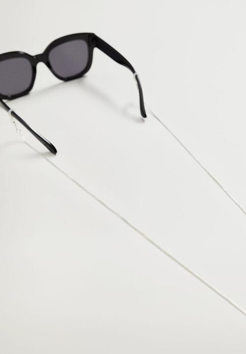 MANGO - Basic sunglass necklace - silver