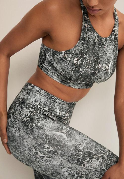 MANGO - Leggings stone - charcoal