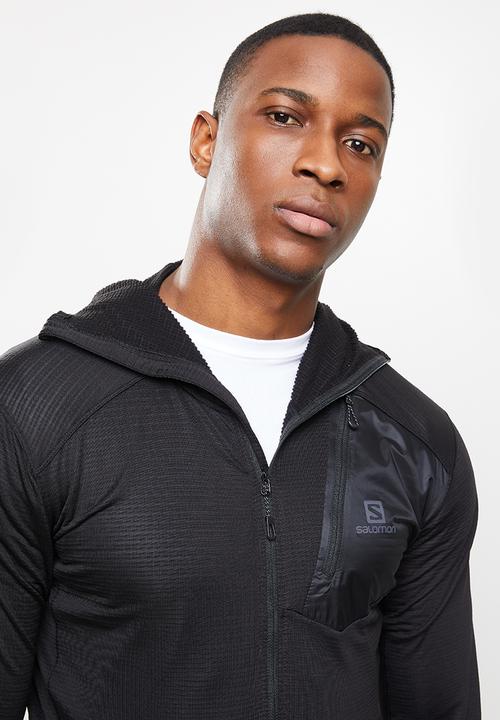 Salomon - Grid hz hoodie - black
