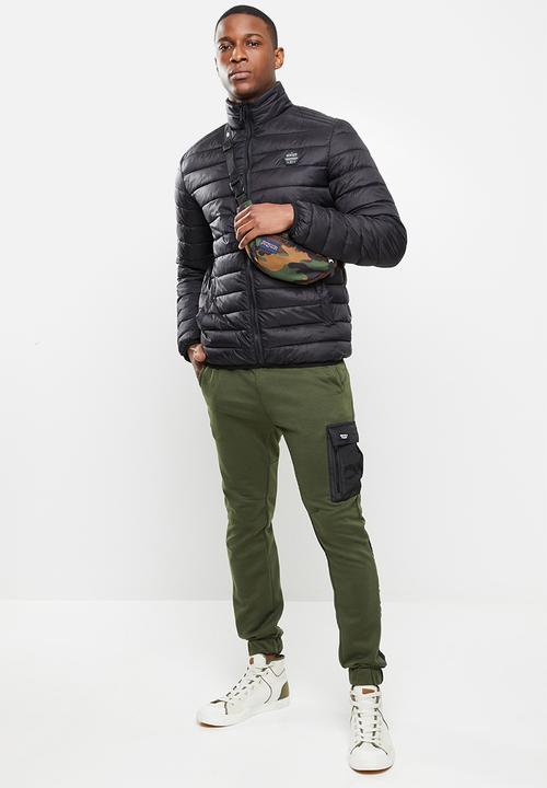 SOVIET - Romeo quilted puffer jacket - black