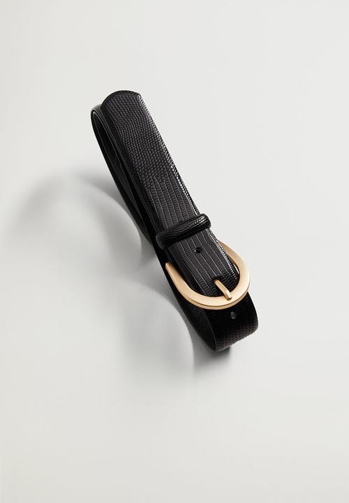 MANGO - Belt rothko - black