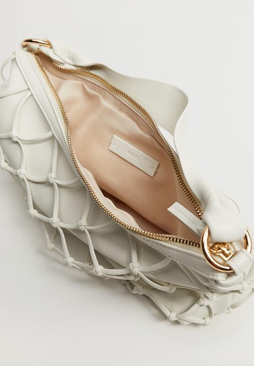MANGO - Red bag - white
