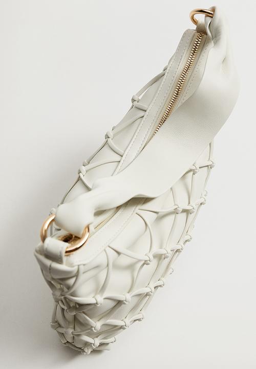MANGO - Red bag - white