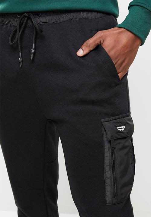 SOVIET - Harden track pants - black