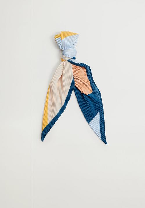MANGO - Abstract neck scarf - multi